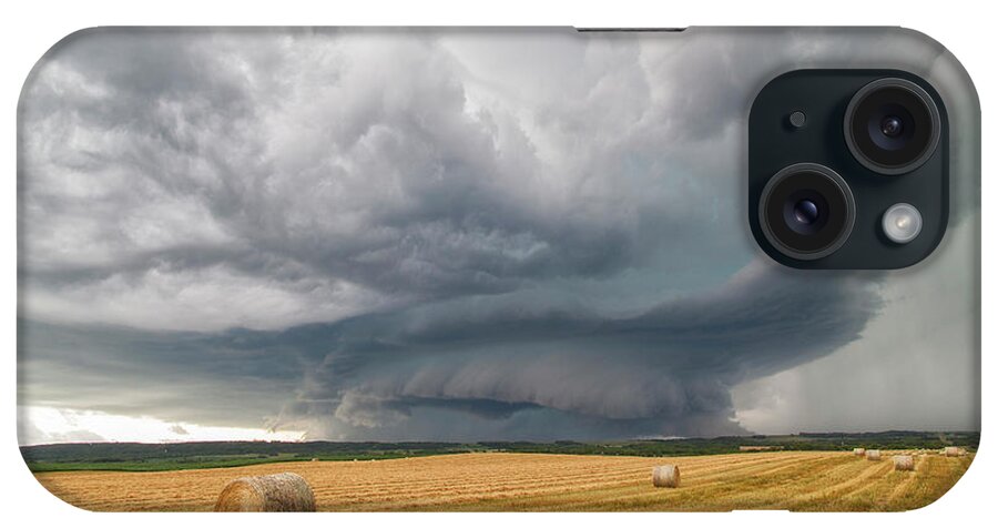 Cloud iPhone Case featuring the photograph Supercell Thunderstorm #4 by Roger Hill/science Photo Library