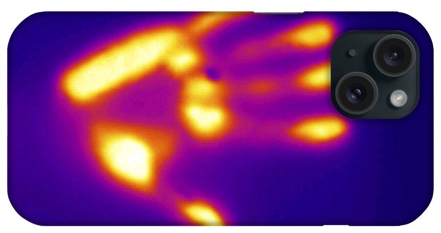 Digital Infrared Thermal Imaging iPhone Case featuring the photograph Thermal Shadow #4 by GIPhotoStock