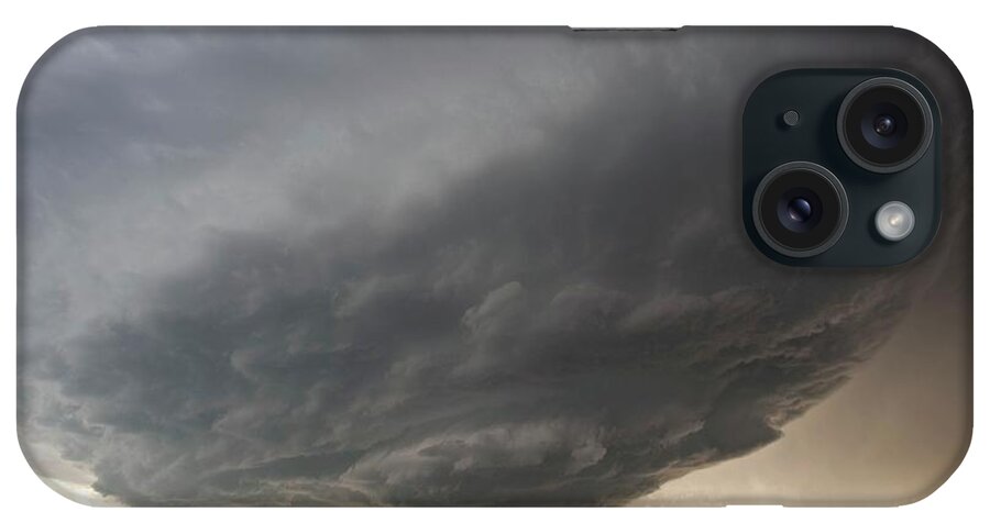 Tornadic Supercell iPhone Case featuring the photograph Tornadic Supercell Thunderstorm #4 by Roger Hill/science Photo Library