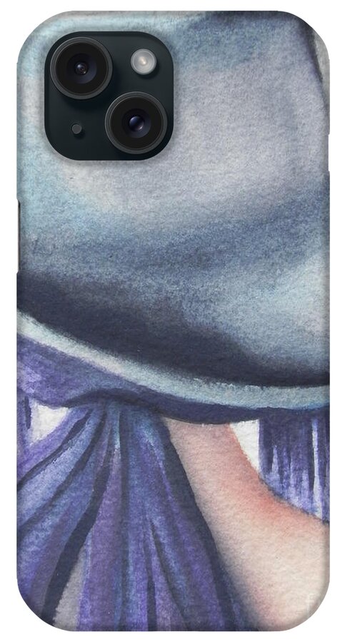 Fine Art Painting iPhone Case featuring the painting What Lies Ahead Series #5 by Chrisann Ellis