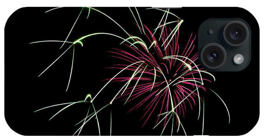 Fireworks iPhone Case featuring the photograph RVR Fireworks 2013 #42 by Mark Dodd