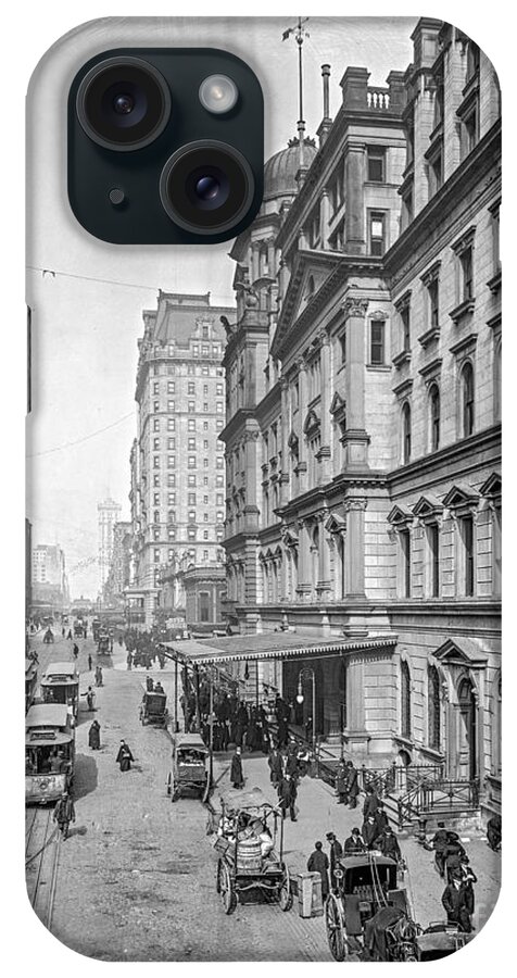 Ny iPhone Case featuring the photograph 42nd Street by Russell Brown