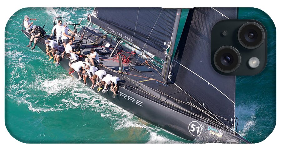 Key iPhone Case featuring the photograph Key West Race Week #986 by Steven Lapkin