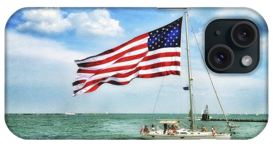 July 4th iPhone Case featuring the photograph 4th of July - Navy Pier - Downtown Chicago by Photography By Sai