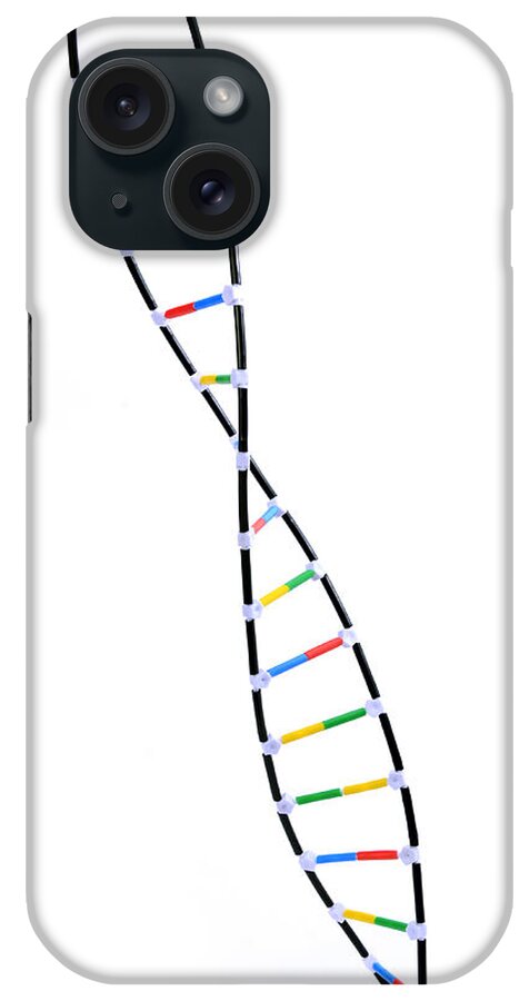 Science iPhone Case featuring the photograph Double Helix Dna Model #5 by Science Source