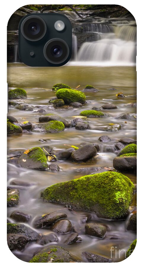 Airedale iPhone Case featuring the photograph Goit Stock Waterfall by Mariusz Talarek