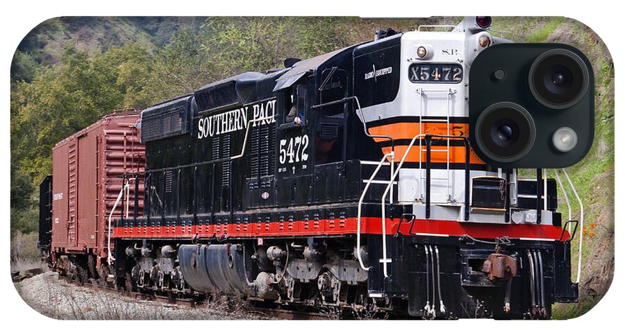 Railroad iPhone Case featuring the photograph 5472 Black Widow by Rick Pisio