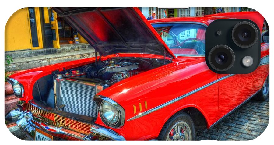 Chevy iPhone Case featuring the photograph 57 Chevy by Debbi Granruth