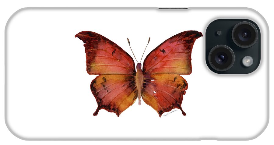 Andria iPhone Case featuring the painting 58 Andria Butterfly by Amy Kirkpatrick