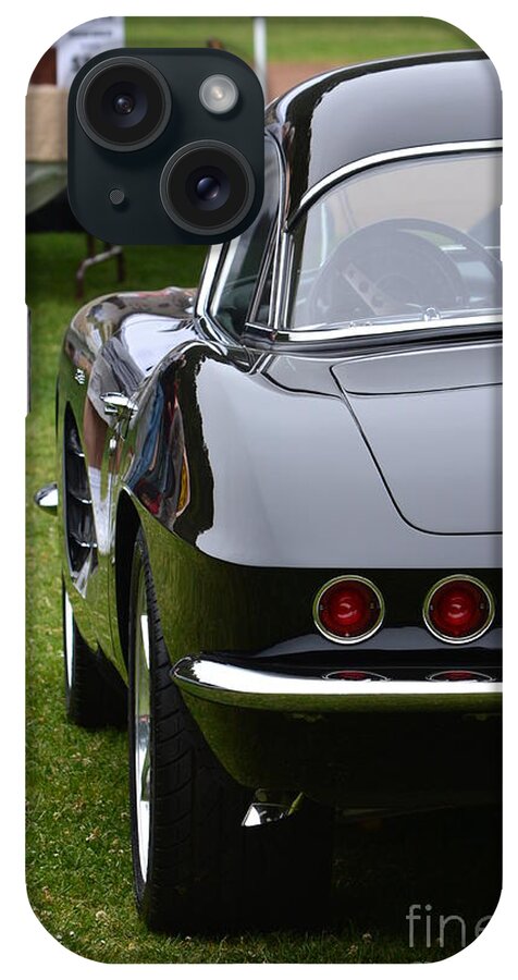 Black iPhone Case featuring the photograph Corvette  #3 by Dean Ferreira