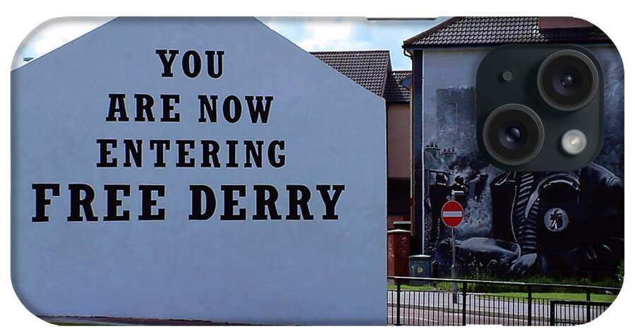 Free Derry Corner iPhone Case featuring the photograph Free Derry Corner 3 by Nina Ficur Feenan
