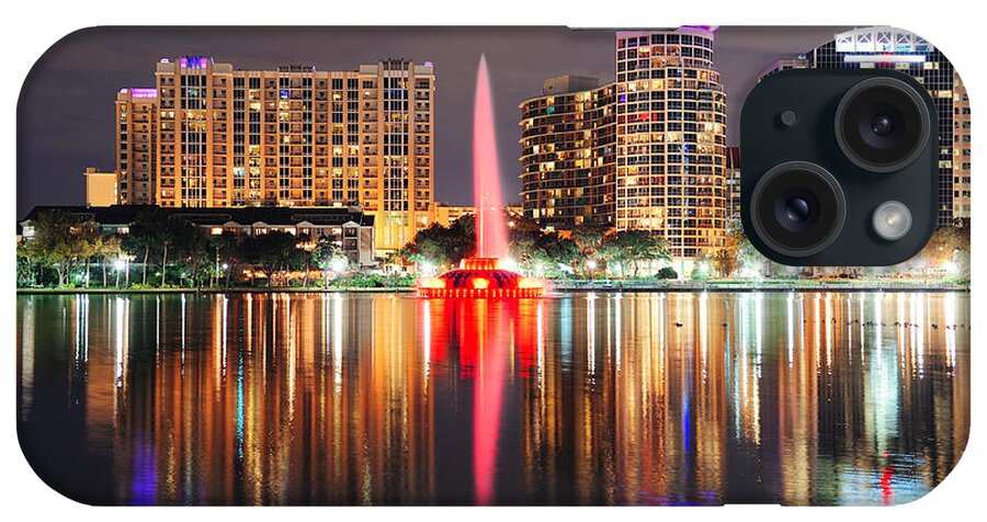 Orlando iPhone Case featuring the photograph Orlando downtown dusk #6 by Songquan Deng