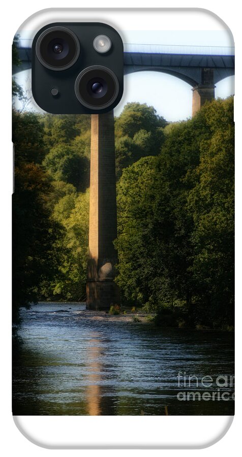 Trees iPhone Case featuring the photograph Pontcysyllte Aqueduct and Trevor Basin by Doc Braham