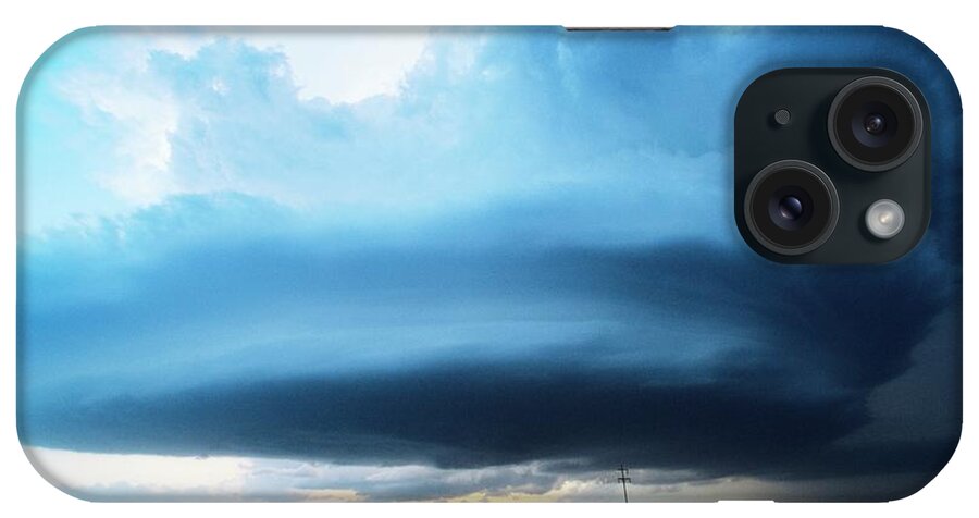 Tornadic Supercell iPhone Case featuring the photograph Supercell Thunderstorm #6 by Jim Reed Photography/science Photo Library