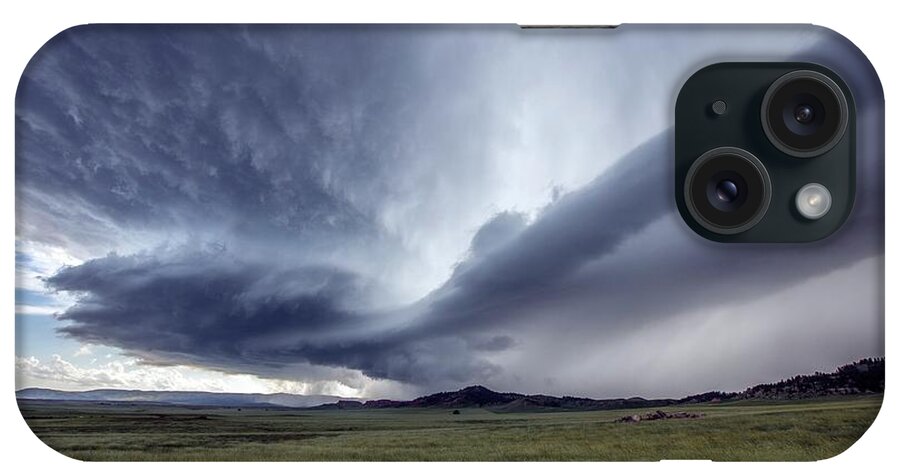 Cloud iPhone Case featuring the photograph Supercell Thunderstorm #6 by Roger Hill