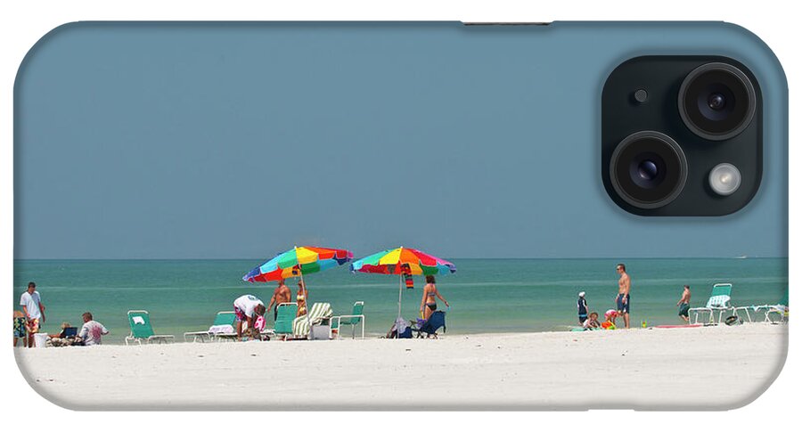 America iPhone Case featuring the photograph USA, Florida, Sarasota, Crescent Beach #6 by Bernard Friel