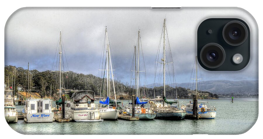 Boats iPhone Case featuring the photograph 7 Boats In A Row by Mathias 