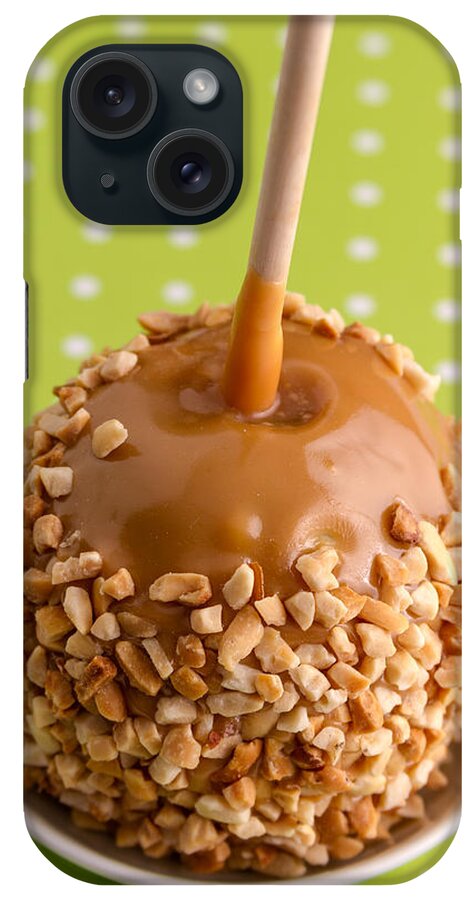 Halloween Treat iPhone Case featuring the photograph Hand Dipped Caramel Apples #7 by Teri Virbickis