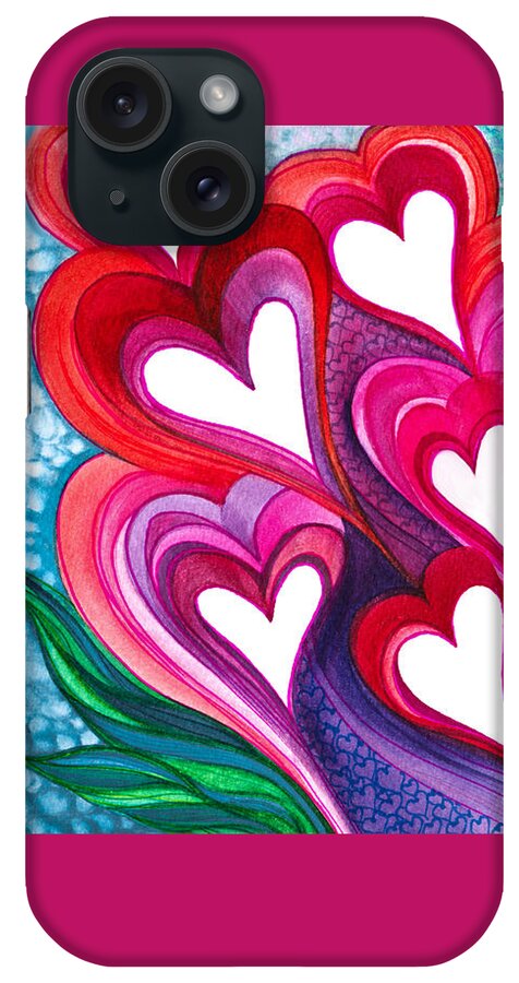 Adria Trail iPhone Case featuring the photograph 7 Hearts by Adria Trail