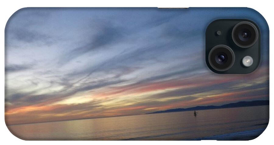 Landscape iPhone Case featuring the photograph Sundown at Redondo #7 by Marian Jenkins