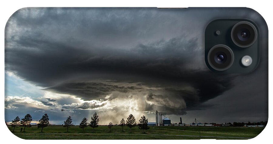 Cloud iPhone Case featuring the photograph Supercell Thunderstorm #7 by Roger Hill/science Photo Library