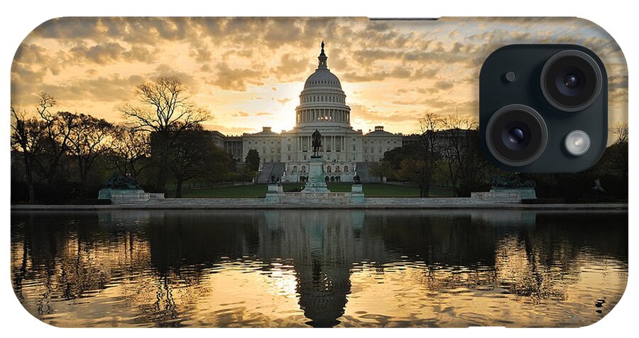 Government iPhone Case featuring the photograph Washington DC #7 by Songquan Deng