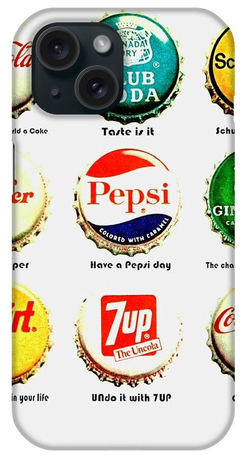 Soda iPhone Case featuring the photograph 70s Soft Drink Slogans by Benjamin Yeager