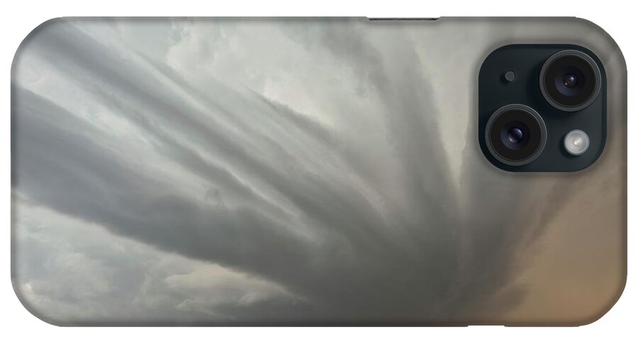 Tornadic Supercell iPhone Case featuring the photograph Tornadic Supercell Thunderstorm #8 by Roger Hill/science Photo Library
