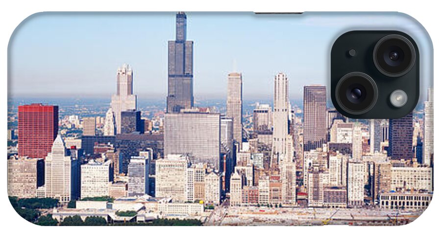 Photography iPhone Case featuring the photograph Aerial View Of Buildings In A City #9 by Panoramic Images