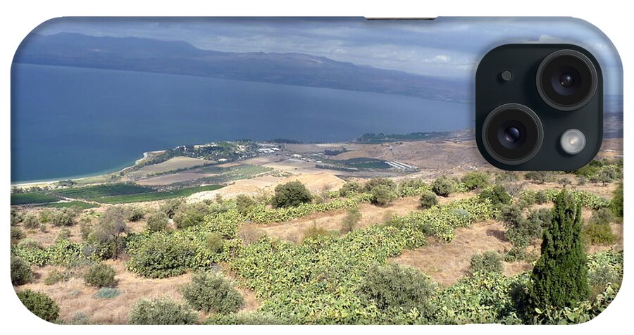 Golan Heights iPhone Case featuring the photograph A Birds Eye View of the Galilee by Rita Adams