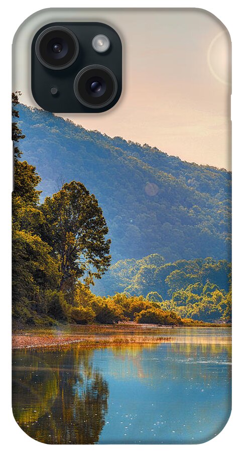Sunset iPhone Case featuring the photograph A Buffalo River Morning by Bill and Linda Tiepelman