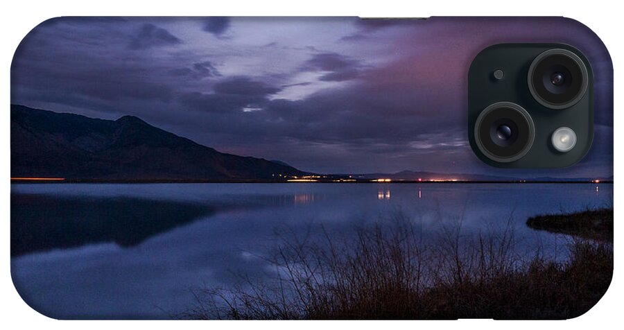 California iPhone Case featuring the photograph A Cold Blue Sunset by Cat Connor