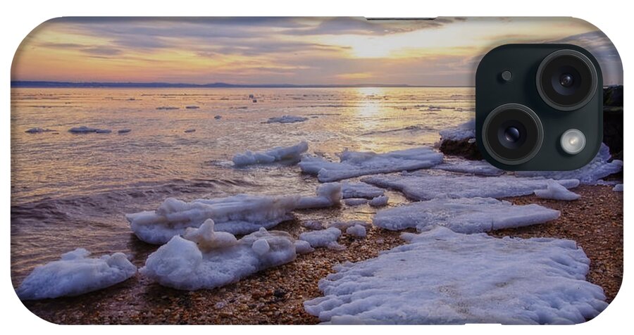 Cold iPhone Case featuring the photograph A Cold Sandy Hook Winter by Debra Fedchin