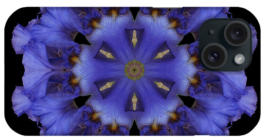 Flower Mandala iPhone Case featuring the photograph A Gathering of Angels by Karen Casey-Smith