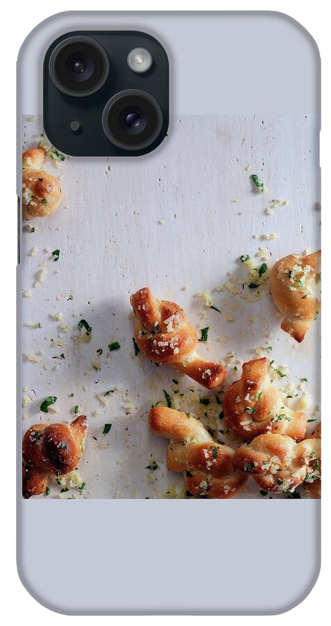 A Group Of Garlic Knots iPhone Case