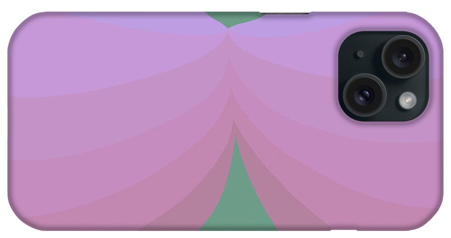 Purple iPhone Case featuring the painting A kiss is just a kiss by Henry Manning