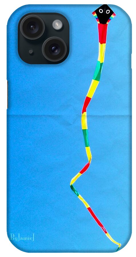 Sky iPhone Case featuring the photograph A Kite by Jamie Johnson