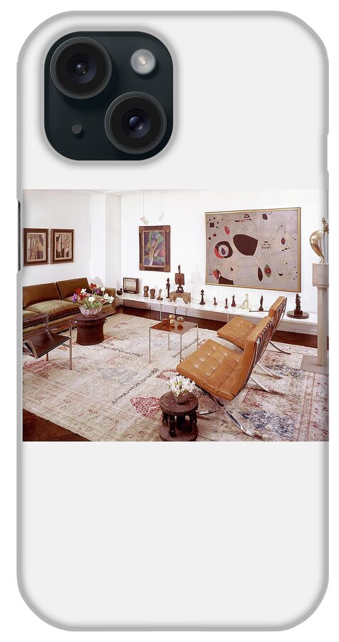 A Living Room Full Of Art iPhone Case