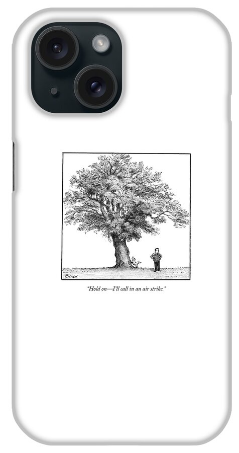 A Man Says To His Dog iPhone Case