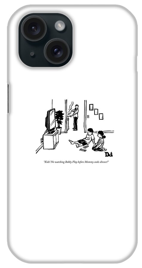 A Mother, Cooking In The Kitchen, Hollers iPhone Case