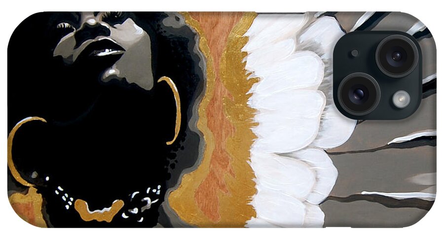 Angel iPhone Case featuring the painting A Natural Angel by Jerome White