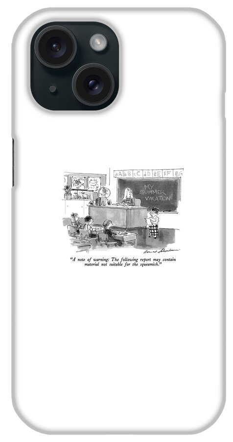 A Note Of Warning: The Following Report iPhone Case