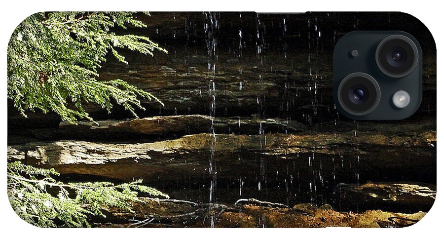 Waterfalls iPhone Case featuring the photograph A Place To Reflect by Lianne Schneider