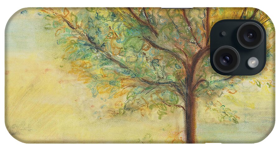 International Art Collectors iPhone Case featuring the painting A Poem Lovely As A Tree by Helena Bebirian