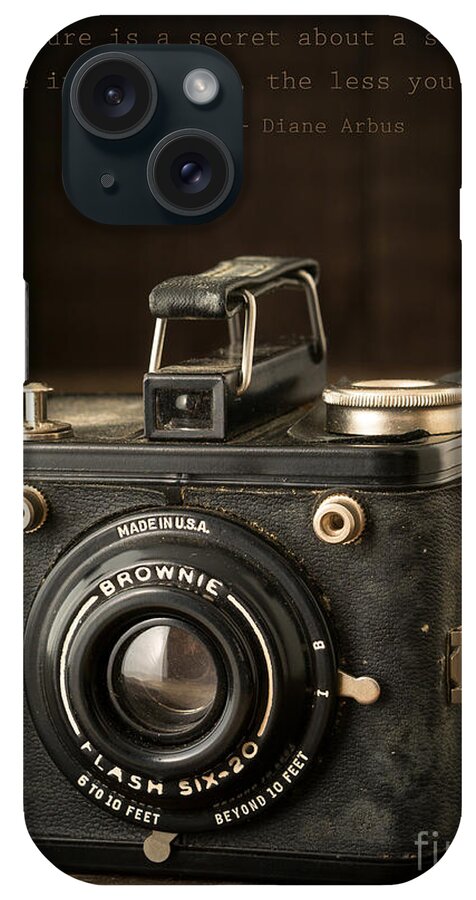Camera iPhone Case featuring the photograph A Secret About a Secret by Edward Fielding