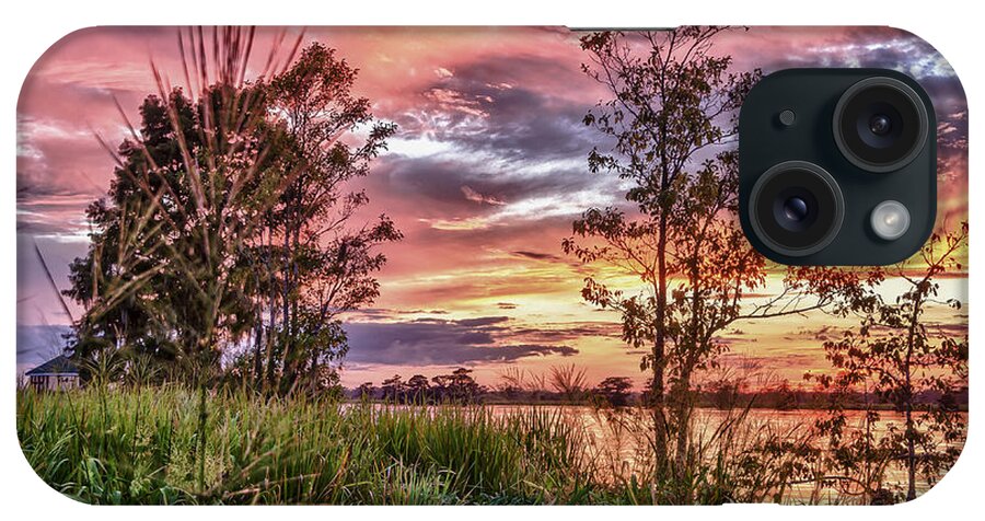 Heritage Marina Sunset iPhone Case featuring the photograph A Very Special Sunset by Mike Covington