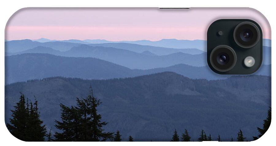 A View From Timberline iPhone Case featuring the photograph A View from Timberline by Wes and Dotty Weber