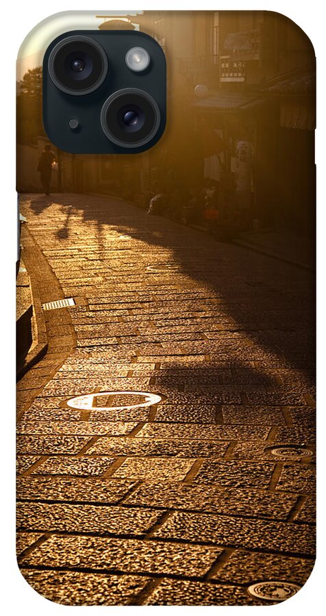 Kyoto iPhone Case featuring the photograph A Walk in Kyoto by Brad Brizek