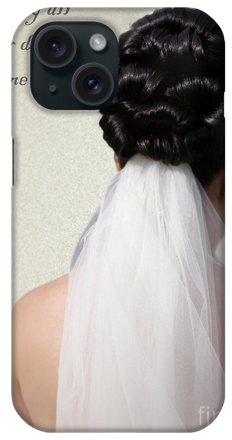 Bride iPhone Case featuring the photograph A Wedding Day Message by Terri Waters
