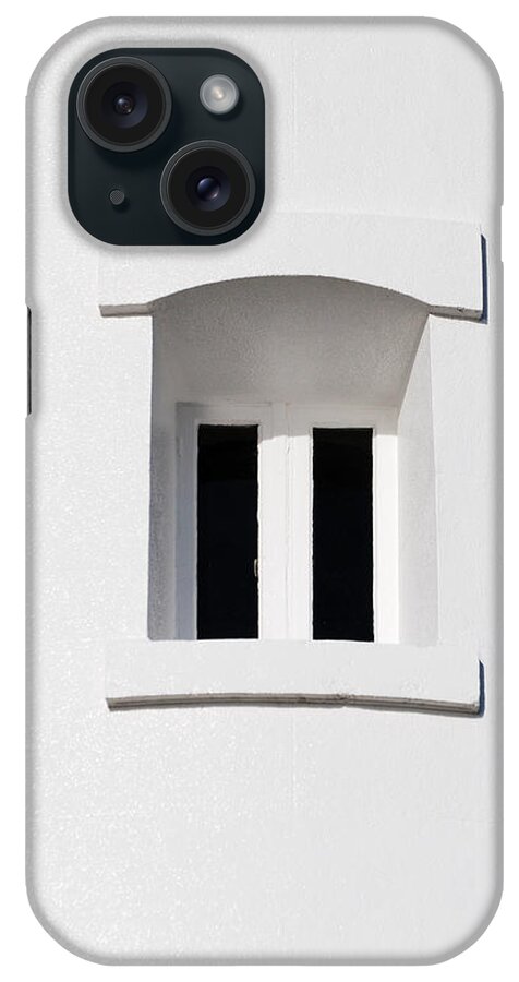Stark iPhone Case featuring the photograph A Window In White by Wendy Wilton